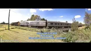 22 Thursday January 2026,  Main Western Line Sth Qld Au, Brisbane  west Charlieville, Thallon