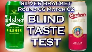 Budvar Czechvar vs Carlsberg Danish Style Pilsner | Ultimate 32-Beer Bracket Blind Taste Test Review