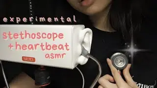 experimental stethoscope asmr pt 2! (half heartbeat, half stethoscope triggers)