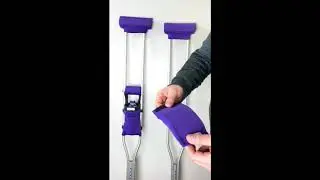 How to Put on Crutcheze Crutch Pads & Bag