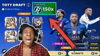 EA FC MOBILE 26 =🤯 I Open 100x  Toty Draft Voucher Pack // #fcmobile #fifamobile #football 
