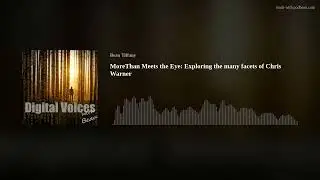 MoreThan Meets the Eye: Exploring the many facets of Chris Warner