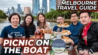 PICNIC ON THE BOAT with GOBOAT | Melbourne Travel Guide | Australia
