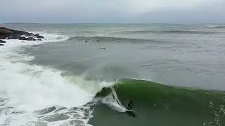 Surfing Good Harbor Beach - Dec 17 2022
