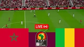 [مباشر] المغرب ضد مالي - كأس الأمم الأفريقية 2025 - مباراة كاملة - محاكاة لعبة فيديو