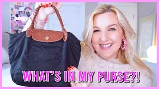 WHAT'S IN MY PURSE?!? 2023 (LONGCHAMP Le Pliage Small Tote) || Kellyprepster