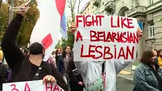 Thousands March at Ukraine Pride Parade as Anti-LGBT Protesters Gather Nearby