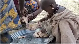 Successful Hunt & Bush Cooking 😍Hadzabe Village Life#VillageCooking Traditional #African Food! 🍲