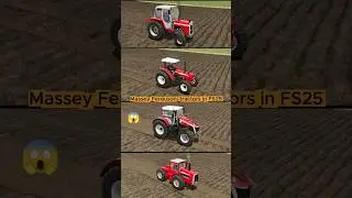 Massey Ferguson Tractor Evolution | Farming Simulator 25 🚜🔥