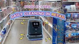 PUDU CC1 Pro: Daily Cleaning in Retail