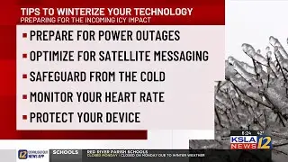 Verizon representative shares tips on how to keep electronics powered during winter storm