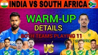 ICC T20 World Cup 2026 | Warm-up Match India vs South Africa Playing 11 | Ind vs Sa Playing 11