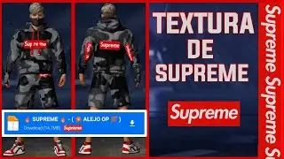 PACK DE TEXTURAS 3D PARA FREE FIRE 💥 | CAMISA + SHORT SUPREME 🔥 | ALEJO OP 💯