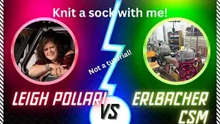 Sock making on an Erlbacher Circular Sock Machine, from start to finish.