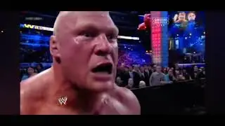 Brock Lesnar&rsquo;s voice crack.