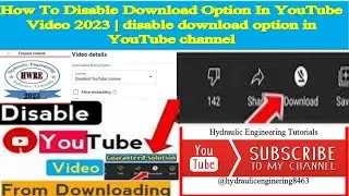 How To Disable Allow embedding In YouTube Video |disable Allow embedding option in YouTube channel?