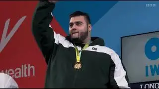 Pakistan Nooh Dastgir Butt Gold Medal Ceremony in Common Wealth Games 2022 Birmingham