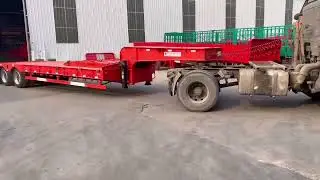 3 Axle 60 Ton  Lowbed Semi Trailer for Sale in Namibia