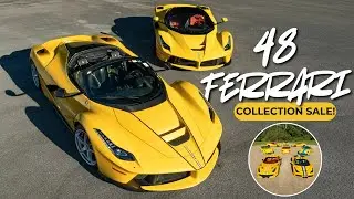 Самая редкая в мире коллекция Ferrari будет продана на аукционе, который проходит раз в жизни