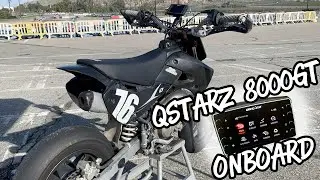 Qstarz 8000GT GPS Lap Timer Onboard the KX65