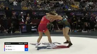 2023 Senior Nationals: Skylar Grote vs  Marlynne Deede: 76 KG Semifinals