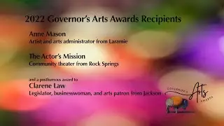 Wyoming Governor's Arts Awards 2022