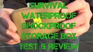HEAVY DUTY WATERPROOF SHOCKPROOF STORAGE BOX TEST AND REVIEW
