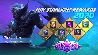 MAY STARLIGHT SKIN 2020 - ALL REWARDS IN MAY STARLIGHT - MOBILE LEGENDS NEW SKIN