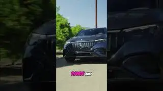 Mercedes EQE SUV: Luxury and Tech in Electric Drive! #shorts
