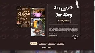 Mega Pizza Website - Demonstration