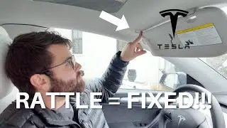 Fix Your Tesla Model 3/Y Sun-Visor Rattle FAST - The 2 Minute DIY That Actually Works