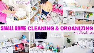🌸SMALL HOUSE CLEANING MOTIVATION & ORGANIZING SMALL HOUSE | SMALL HOME CLEAN WITH ME 2022
