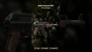 Fallout 4 | Weapon | Mighty Handmade Rifle #Fallout4 #Lockpicking #Shorts