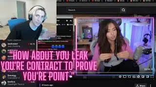 xQc dares Pokimane to leak her contract to prove her point