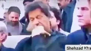 Pakistani PM Imran Khan crying