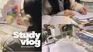TỔNG HỢP | Study vlog 𓇼 ⋆｡˚ 𓆝⋆｡˚ 𓇼 (ôn thi chill chill, unbox máy ảnh, unbox quạt)…