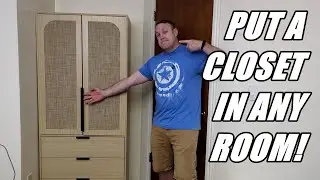 Best closet option when you don't have a closet? GarveeHome Armoire Wardrobe Closet