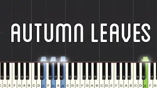 Autumn Leaves - Piano Tutorial | Medium