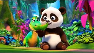 El viaje por el mundo del Panda Bebé 1 La Vaca Lola  Baby Shark  Los Pollitos