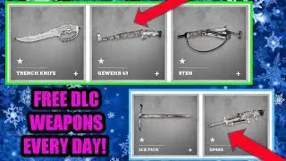 Call of duty ww2! How to get free dlc weapons every day glitch! Free dlc guns!