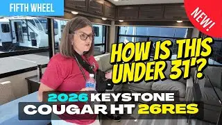 2026 Keystone Cougar 26RES | Compact Fifth Wheel with Huge Features!