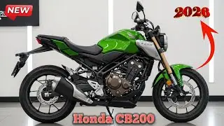 Honda CB200 2026 года уже здесь! Бюджетный дорожный мотоцикл, которого Америка не ожидала!