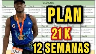 🏃‍♂️PLAN DE ENTRENAMIENTO para CORRER 21k en 12 SEMANAS