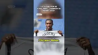 La c&eacute;l&eacute;bration de Ronaldinho : Champion du Monde 2002 ! #foot #ronaldinho #worldcup #brazil #2002