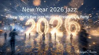New Year 2026 Jazz | New Year’s Eve Jazz Music | Fireworks & Party