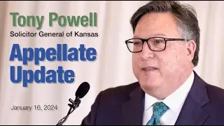 Tony Powell, Solicitor General of Kansas