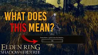 Что означает &laquo;ГДЕ-ТО ВЕЛИКАЯ РУНА РАЗЛОМАЛАСЬ&raquo;? | Elden Ring Тень Древа Эрда