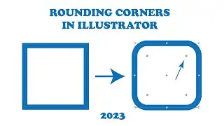 How to make round corners rounding anchor points and edges in adobe illustrator ?