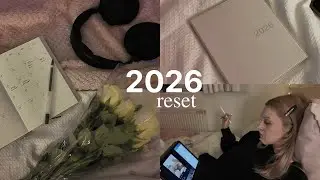 new year reset ᯇ deep cleaning + organising, vision board, goal setting (it's not too late!)