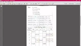 10. Finding Whether the grammar is LL(1) Grammar or not ?